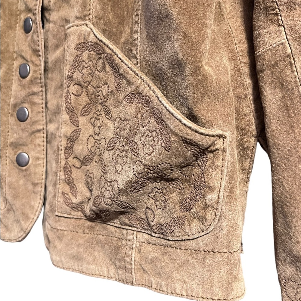 Christopher & Banks Leather Jacket - Picture 3 of 8